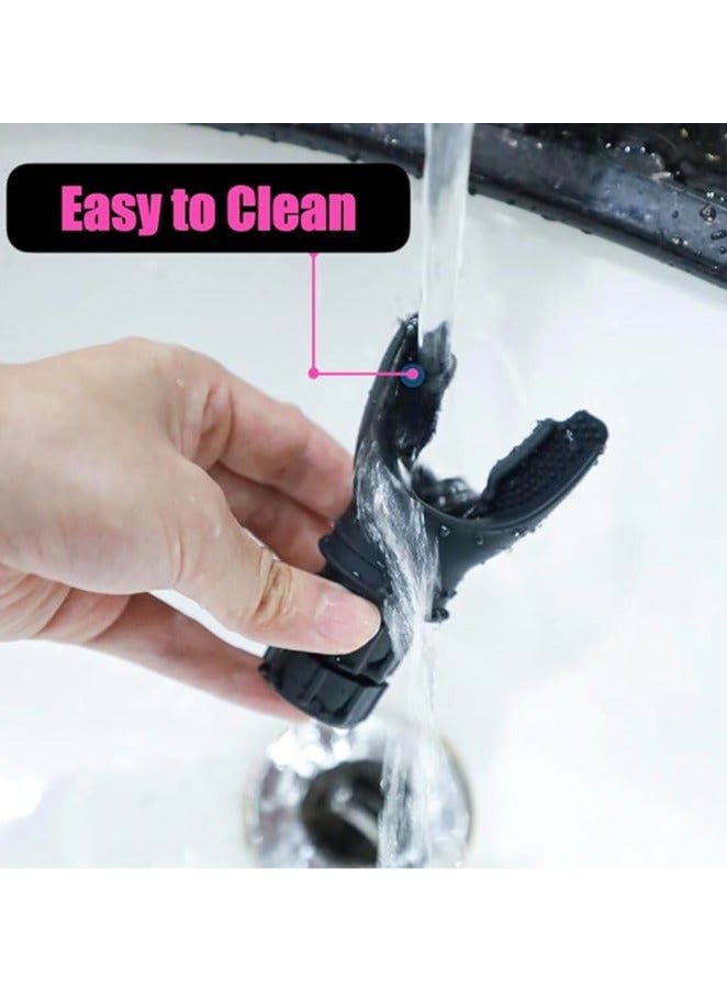 جهاز الشهيق وتمرين التنفس، جهاز تنفس رياضي مدمج من السيليكون، مدرب مقاومة هواء قابل للتعديل للأداء والتحمل، سهل التنظيف (مطور تحكم مزدوج في التدفق) - Image 5